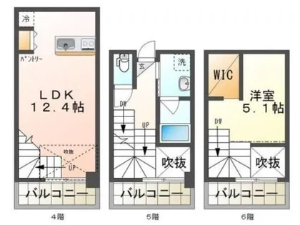 スペチアーレ420【501号室】の間取り