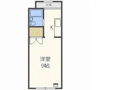 ウエスト28【302号室】の間取り