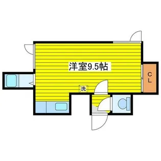 北海道札幌市東区北十六条東7丁目【アパート】の間取り
