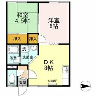 北海道札幌市東区北二十八条東18丁目【アパート】の間取り