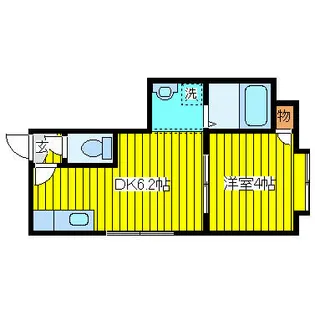 北海道札幌市東区北十八条東10丁目【アパート】の間取り