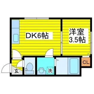 北海道札幌市東区北十条東4丁目【アパート】の間取り