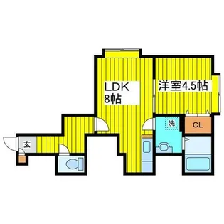 北海道札幌市東区北十条東15丁目【アパート】の間取り