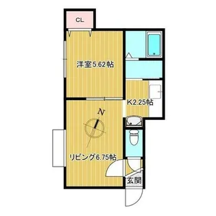 北海道札幌市東区北三十二条東7丁目【アパート】の間取り