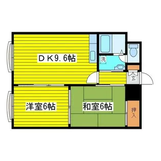 北海道札幌市東区北二十一条東6丁目【マンション】の間取り