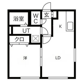 北海道札幌市東区北二十一条東22丁目【アパート】の間取り