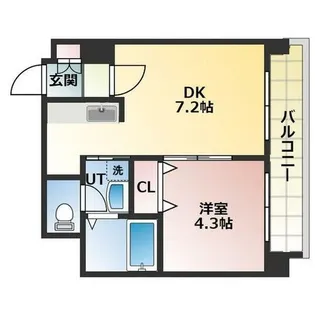 フランセジュール北20条【3階】の間取り