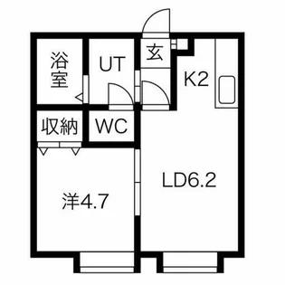 北海道札幌市東区北二十八条東15丁目【アパート】の間取り