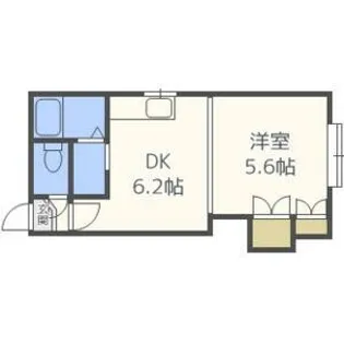 北海道札幌市東区北十三条東1丁目【アパート】の間取り