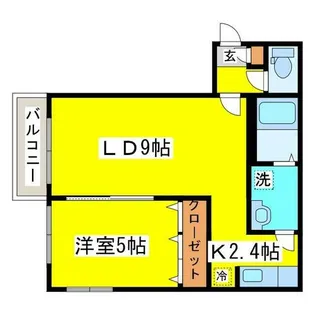 北海道札幌市東区北二十条東13丁目【マンション】の間取り