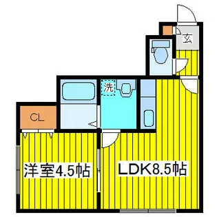 北海道札幌市東区北十六条東16丁目【アパート】の間取り