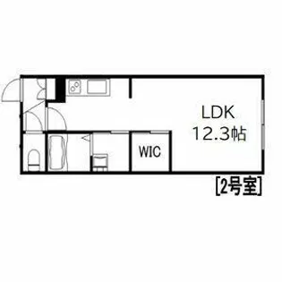北海道札幌市東区北十六条東13丁目【マンション】の間取り