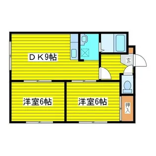 北海道札幌市東区北二十三条東13丁目【マンション】の間取り