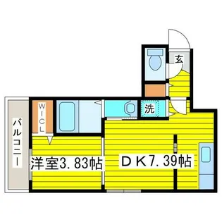 THE SAPPORO GRANDE【3階】の間取り