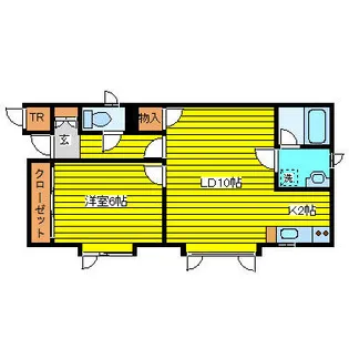 サンハイツ【101号室】の間取り