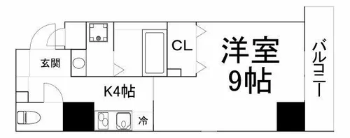 大阪府大阪市北区天神橋2丁目【マンション】の間取り