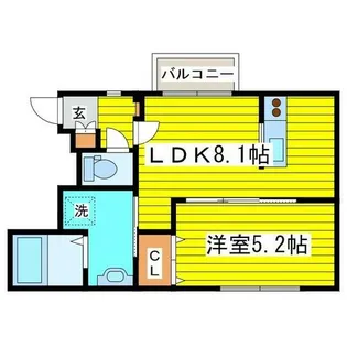 北海道札幌市東区本町二条2丁目【マンション】の間取り