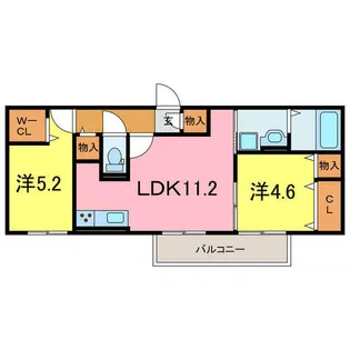 ティアレ【1階】の間取り