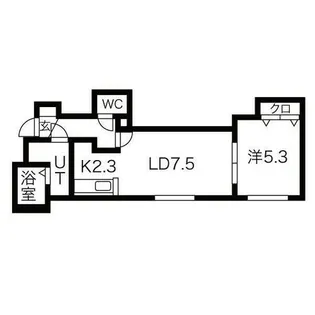 北海道札幌市東区北二十三条東10丁目【アパート】の間取り