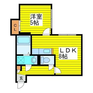 北海道札幌市東区北十六条東16丁目【マンション】の間取り