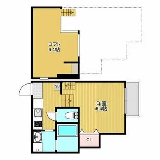 スクリーア箕輪【2階】の間取り
