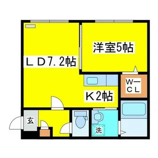 北海道札幌市東区北九条東5丁目【マンション】の間取り