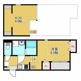 スクリーア箕輪【2階】の間取り