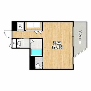 SHITENNOUGI jenga maison【9階】の間取り