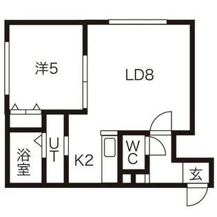 北海道札幌市東区北十三条東15丁目【マンション】の間取り