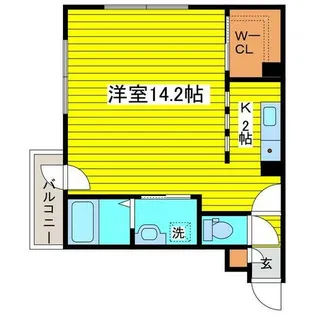 北海道札幌市東区北二十六条東2丁目【マンション】の間取り