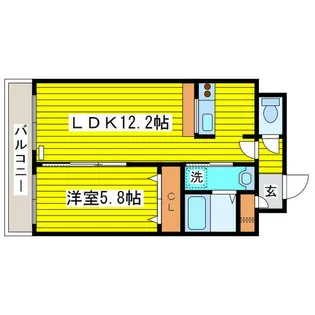 サンコート北7条 弐番館【1階】の間取り