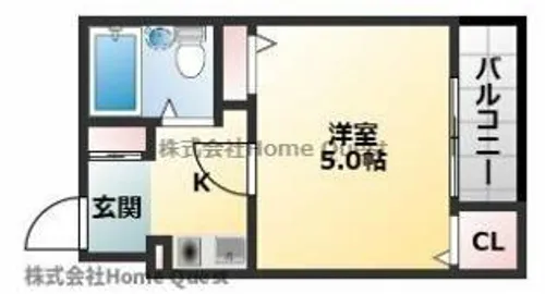 CORNICHE長瀬【4階】の間取り