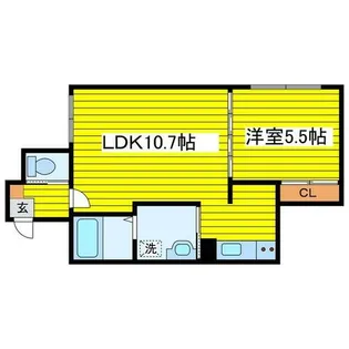 北海道札幌市東区北二十五条東1丁目【マンション】の間取り