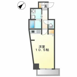 メゾンドール栄【3階】の間取り