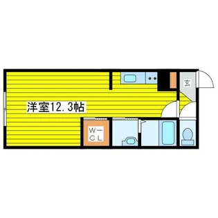 北海道札幌市東区北十六条東13丁目【マンション】の間取り