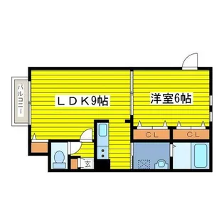 北海道札幌市東区北十六条東1丁目【マンション】の間取り