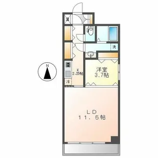 マリオン千種【11階】の間取り