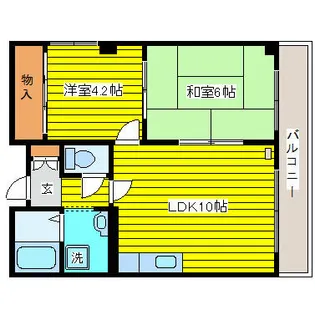 北海道札幌市東区北十七条東17丁目【マンション】の間取り