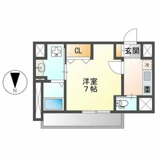 レジデンシア御器所【8階】の間取り