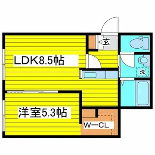 北海道札幌市東区北十一条東5丁目【マンション】の間取り