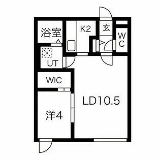 北海道札幌市東区本町一条2丁目【マンション】の間取り