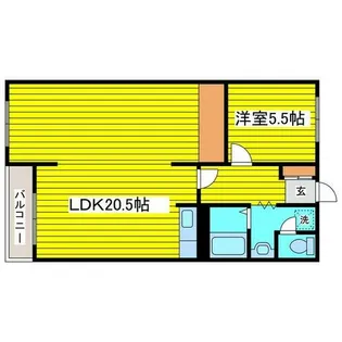 北海道札幌市東区伏古三条2丁目【マンション】の間取り