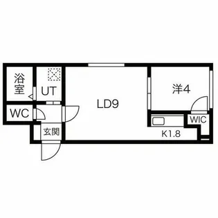 北海道札幌市東区北三十条東16丁目【マンション】の間取り