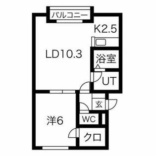 北海道札幌市東区北二十三条東20丁目【アパート】の間取り