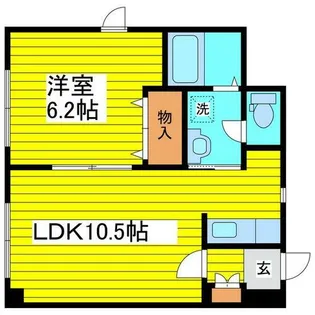 北海道札幌市東区北九条東8丁目【マンション】の間取り