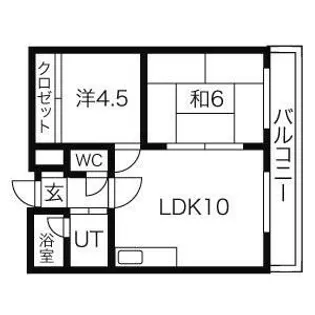 北海道札幌市東区北十七条東17丁目【マンション】の間取り
