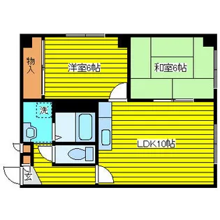 北海道札幌市東区北三十一条東17丁目【マンション】の間取り