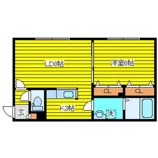 北海道札幌市東区北十五条東13丁目【マンション】の間取り