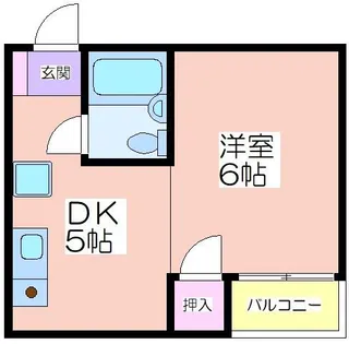 MANSION FUJITAKE【2階】の間取り
