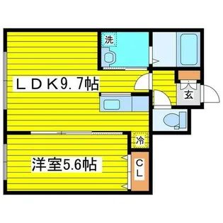 北海道札幌市東区北八条東1丁目【マンション】の間取り